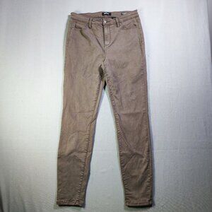 Buffalo Hanna High-rise stretch skinny pants women's size 6 brown